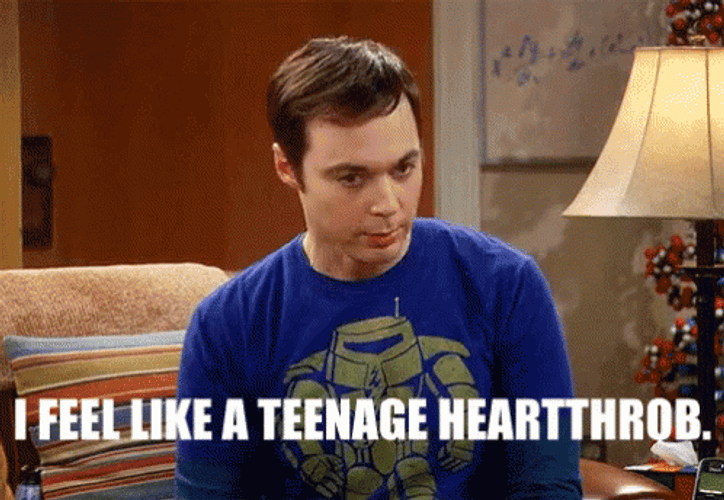 Teenage Heartthrob Sheldon Cooper GIF