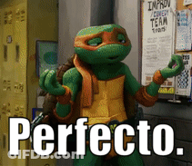 Teenage Mutant Ninja Turtle By Perfecto Sign GIF
