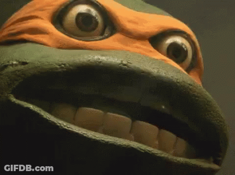 Teenage Mutant Ninja Turtle Purple Mask Oops GIF