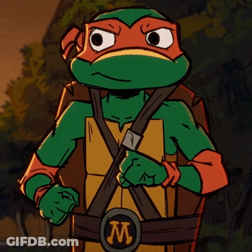 Teenage Mutant Ninja Turtle Says Bingo GIF