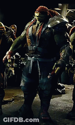 Teenage Mutant Ninja Turtle Standing GIF