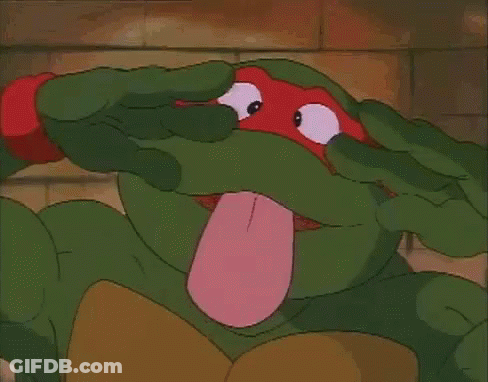 Teenage Mutant Ninja Turtle Tongue Out GIF