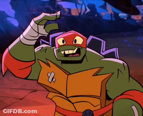 Teenage Mutant Ninja Turtle With Bandage GIF