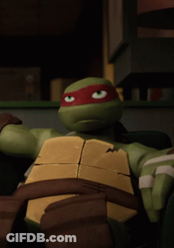 Teenage Mutant Ninja Turtle With Red Bandana GIF