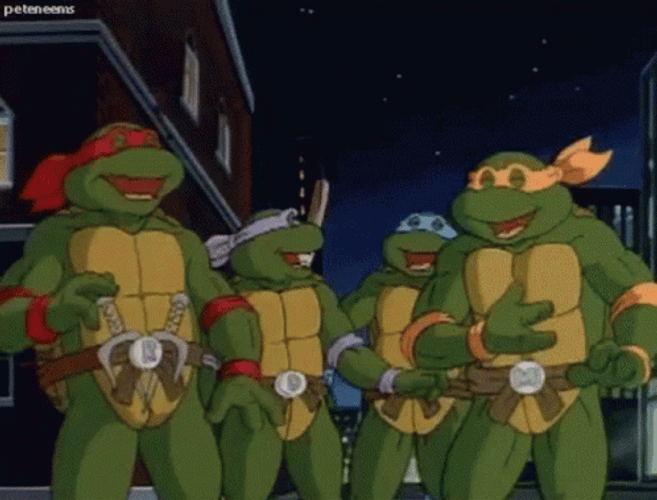 Teenage Mutant Ninja Turtles Laughing Tmnt GIF