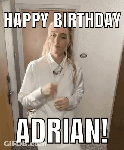 Teenage Mutant Ninja Turtles Posing For Happy Birthday Adrian GIF