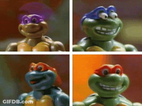 Teenage Mutant Ninja Turtles Smiling GIF