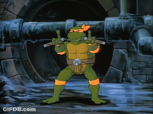 Teenage Mutant Ninja Turtles Standing By TV GIF