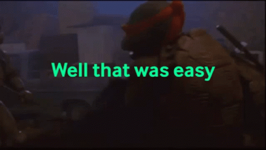 Teenage Mutant Ninja Turtles That Was Easy GIF