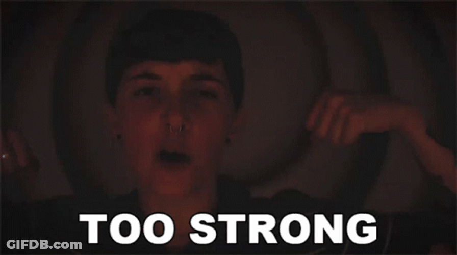 Teenager Kid Singing Too Strong GIF
