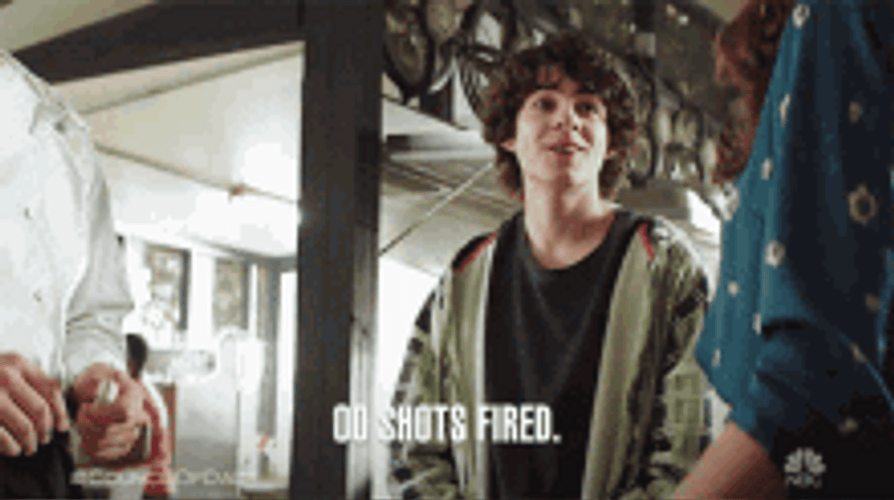 Teenager Ooh Shots Fired Reaction GIF