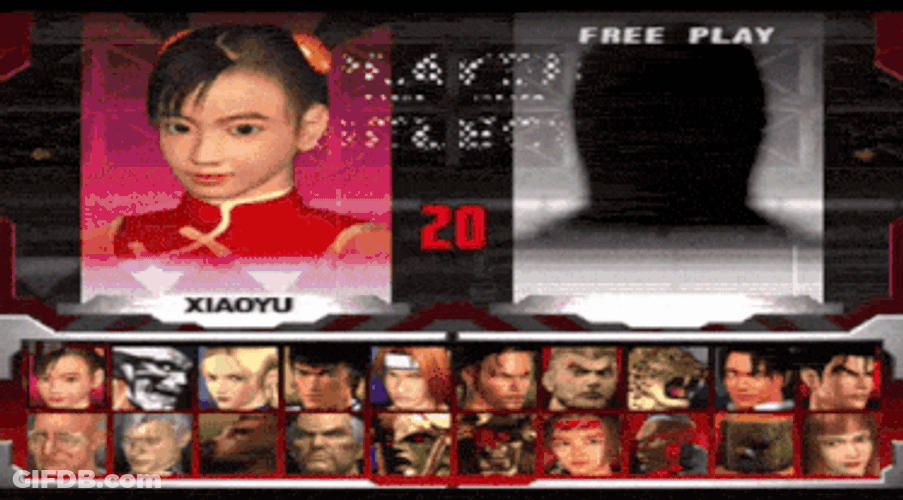Tekken 3 - Player Select GIF