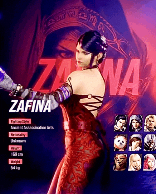 Tekken 8 Zafina GIF