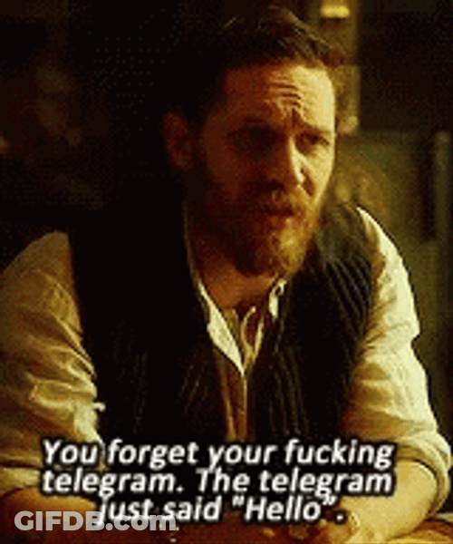 Telegram Alfie Solomons Peaky Blinders GIF