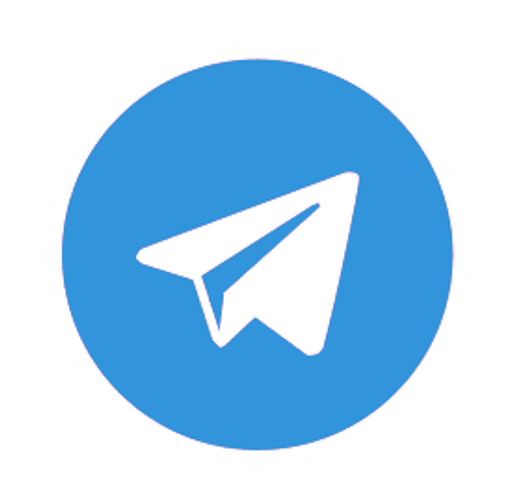 Telegram Cute Blue Shades Logo GIF