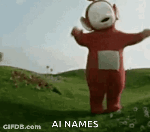 Teletubbies Character Saying Ai Names GIF