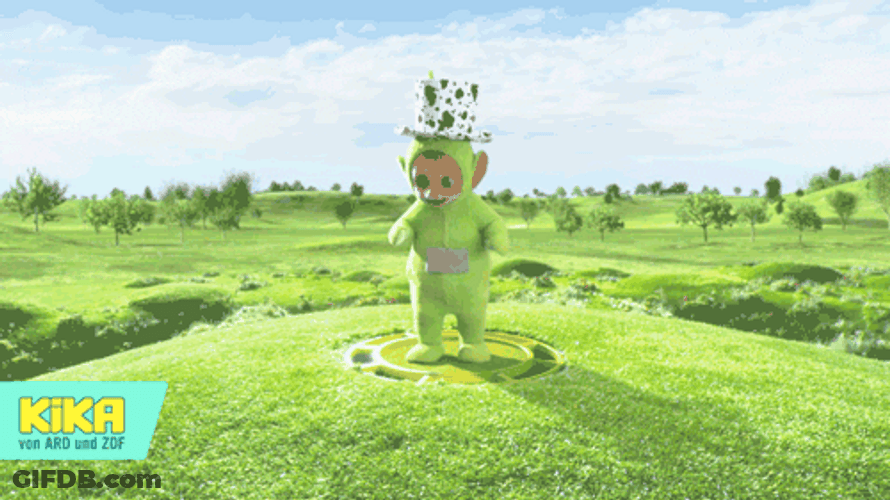 Teletubbies Dipsy Disappear GIF