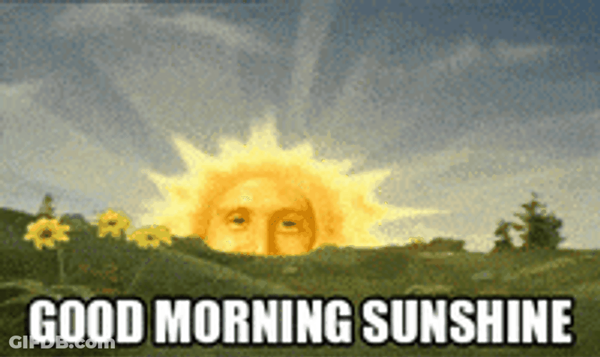 Teletubbies Good Morning Sunshine Sunrise GIF