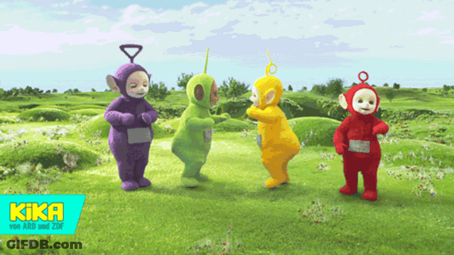 Teletubbies Happy Bump GIF
