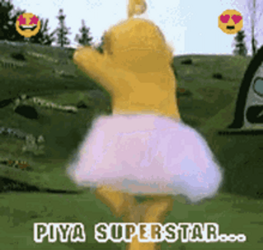 Teletubbies Lala Superstar GIF