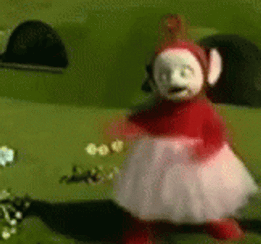 Teletubbies Po Ballerina Move GIF