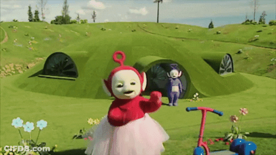 Teletubbies Po Ballerina GIF