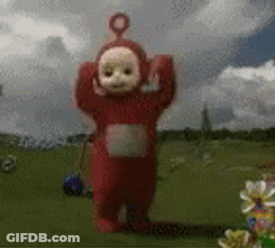 Teletubbies Po Booty Shake GIF