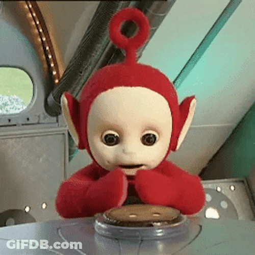 Teletubbies Po Excited For Cookie GIF