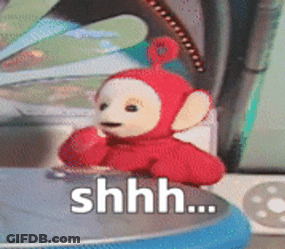 Teletubbies Po Shhhh GIF