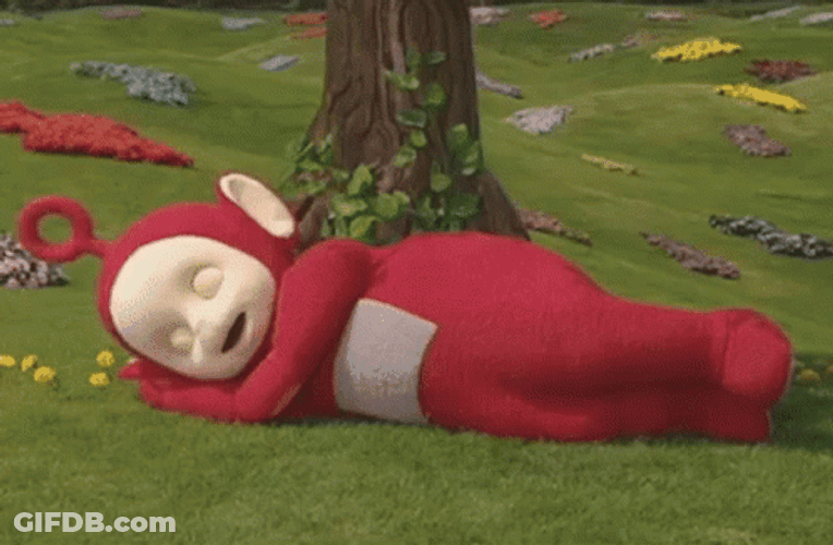 Teletubbies Po Sleeping GIF