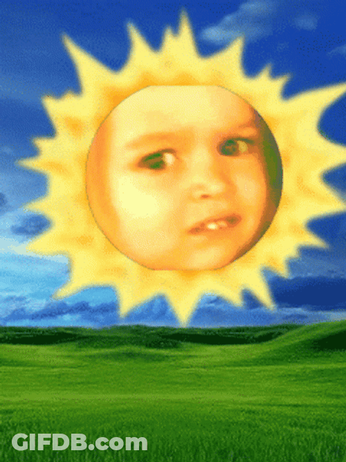 Teletubbies Sun Meme GIF