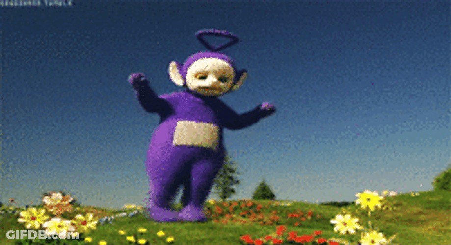 Teletubbies Tinky-Winky Dance GIF