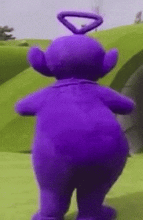 Teletubbies Tinky-Winky Shake GIF