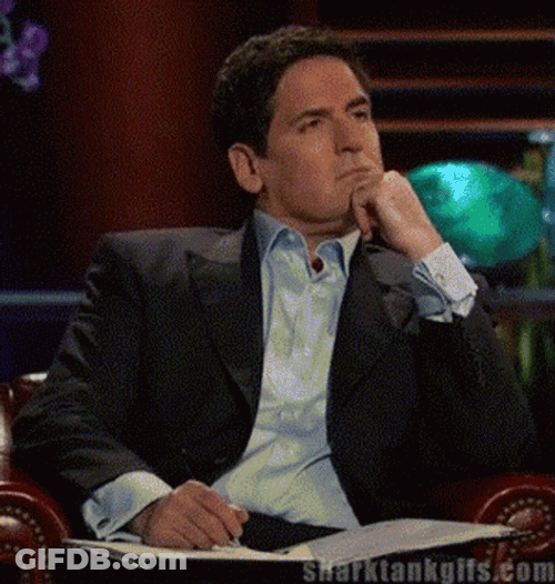 Television Personality Mark Cuban Taking Notes Seriously GIF