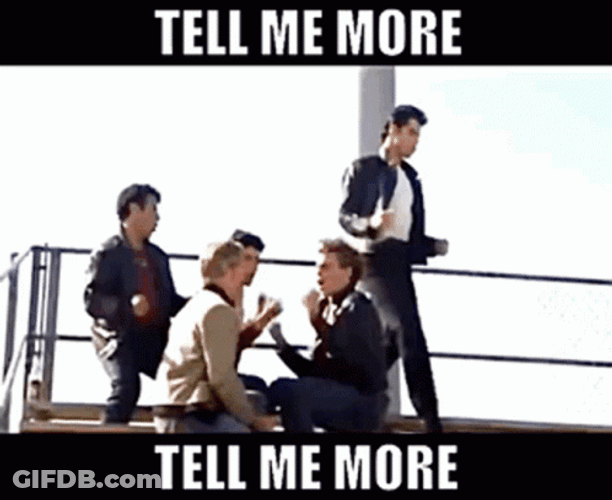 Tell Me More Summer Nights GIF