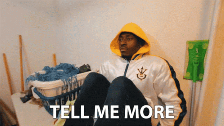Tell Me More Wes Curious GIF