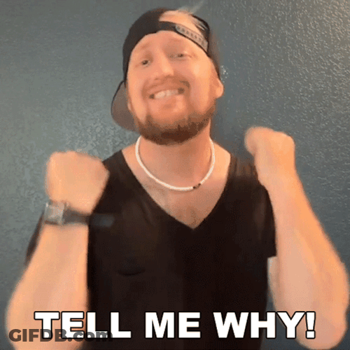 Tell Me Why D J Hunts GIF