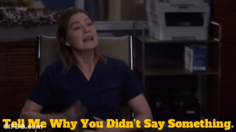 Tell Me Why Greys Anatomy Meredith Grey GIF