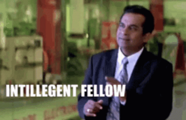 Telugu Comedian Brahmanandam Intelligent Fellow GIF
