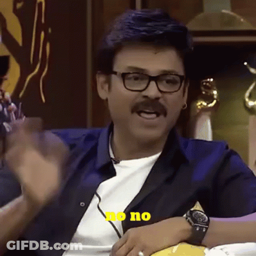 Telugu Daggubati Venkatesh No No GIF