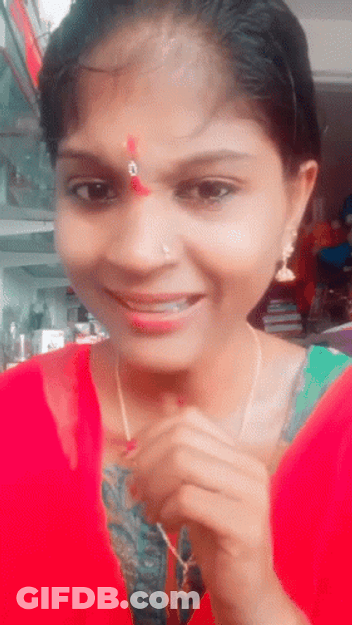 Telugu Girl Acting In Tiktok GIF
