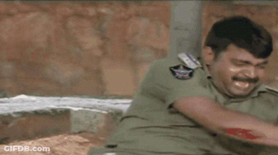 Telugu Meka Srikanth Hurting Himself GIF