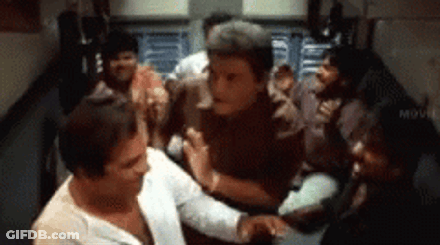 Telugu People Dancing In The Elevator GIF