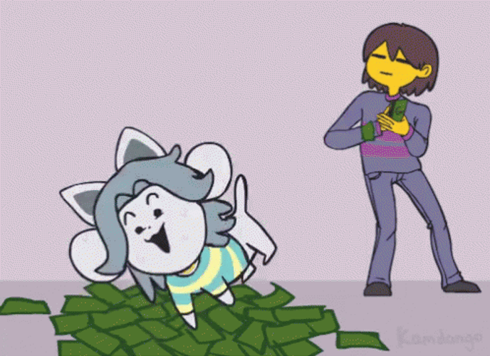 Temmy Make It Rain Money GIF