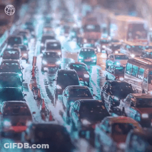 Temperature Dropping Featuring Traffic GIF