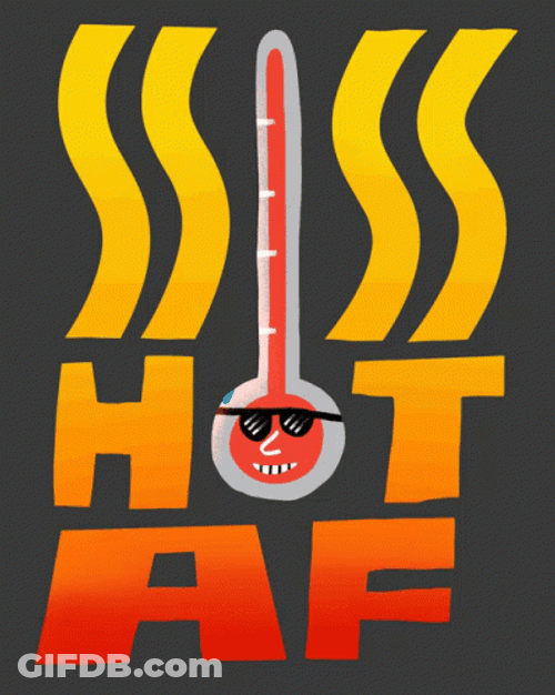 Temperature Is Hot As Hell GIF