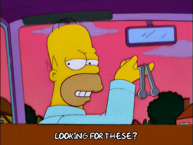Tempting Homer Simpson Looking For These GIF