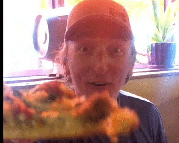 Tempting Pizza Eat GIF
