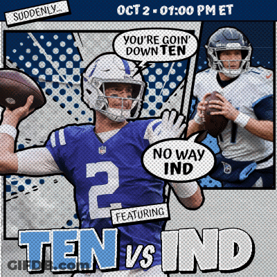 Ten Vs Ind Poster With Two Football Players GIF