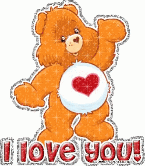 Tenderheart Care Bear I Love You GIF